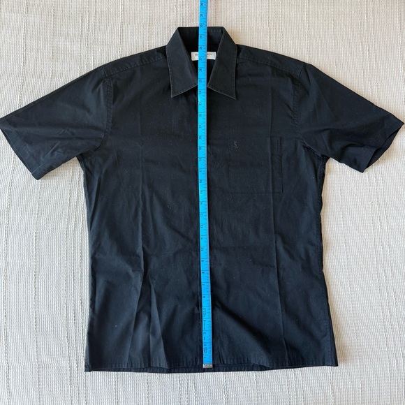 Yves Saint Laurent Black Casual Button Down Shirt - Picture 3 of 8